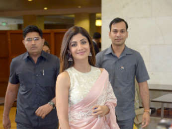 Shilpa Shetty snapped attending FICCI FLO