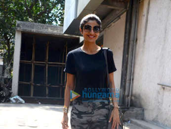 Shilpa Shetty spotted post visiting a clinic in Bandra