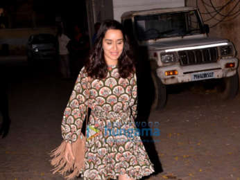 Shraddha Kapoor snapped after a dubbing session in Juhu