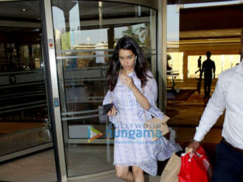 Shraddha Kapoor snapped at J W Marriott in Juhu