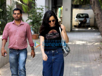 Shraddha Kapoor snapped at the Maddock Films office