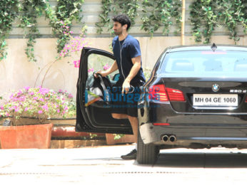 Sidharth Malhotra, Daisy Shah and Aditya Roy Kapur snapped outside the gym