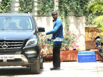 Sidharth Malhotra, Daisy Shah and Aditya Roy Kapur snapped outside the gym