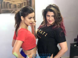 Smiley Suri snapped practicing pole dancing