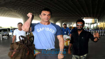 Sohail Khan and Shreyas Talpade snapped at the airport