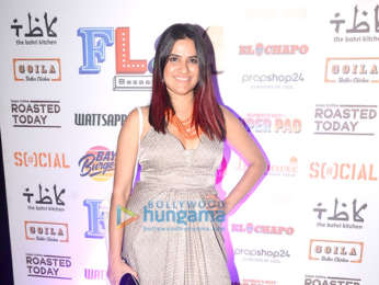 Sona Mohapatra attends the launch of Flea Bazaar Cafe