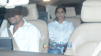 Sonam Kapoor and Karan Johar spotted at Abu Jani’s party in Juhu