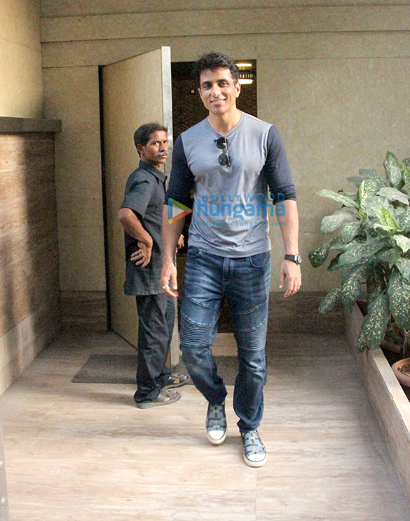 Sonu Sood spotted in Bandra