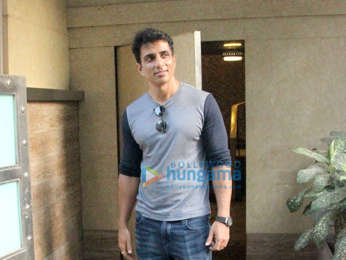 Sonu Sood spotted in Bandra