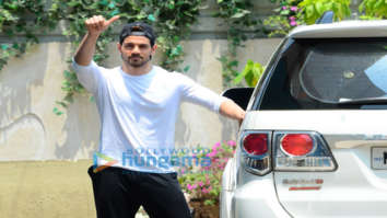 Sooraj Pancholi snapped outside gym