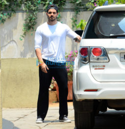 Sooraj Pancholi snapped outside gym