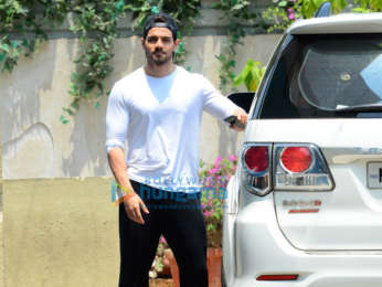Sooraj Pancholi snapped outside gym
