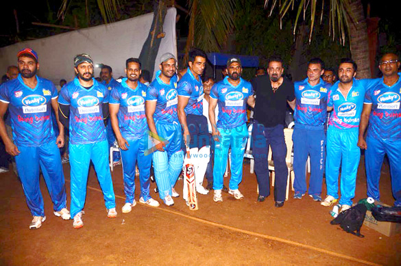 Suniel Shetty, Riteish Deshmukh, Sonu Sood and others at a match in Mumbai