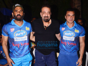 Suniel Shetty, Riteish Deshmukh, Sonu Sood and others at a match in Mumbai