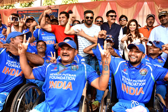 suniel shetty inaugurates the india bangladesh wheelchair cricket series 4
