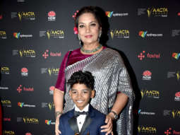 Sunny Pawar snapped receiving an award