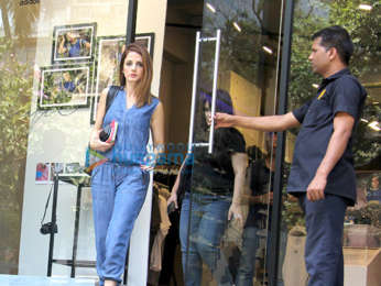 Sussanne Khan spotted at the Adidas store in Santacruz