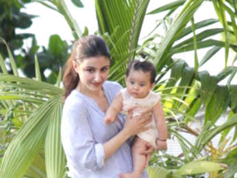 Taimur Ali Khan, Soha Ali Khan snapped with family in Bandra