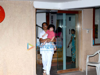 Taimur Ali Khan snapped at his friends house in Bandra