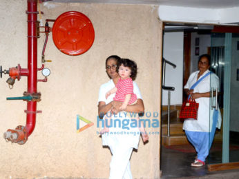 Taimur Ali Khan snapped at his friends house in Bandra