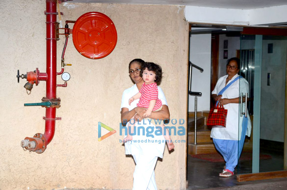 Taimur Ali Khan snapped at his friends house in Bandra