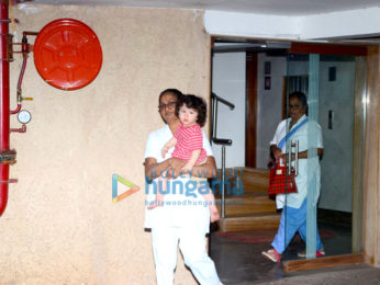 Taimur Ali Khan snapped at his friends house in Bandra