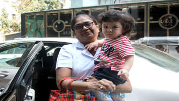 Taimur Ali Khan snapped outside his play school