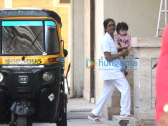 Taimur Ali Khan spotted at Amrita Arora's house