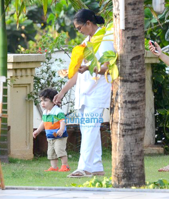 Taimur Ali Khan spotted with his nanny at Amrita Arora’s house