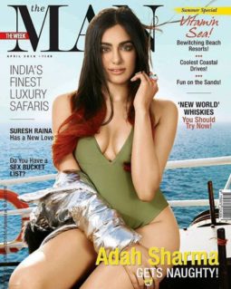Adah Sharma On the covers Of The Man