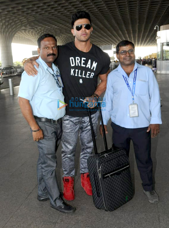 urvashi rautela sahil khan seema khan and nikhil dwivedi snapped at the airport 1