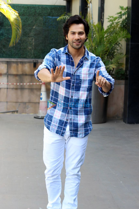 varun dhawan and banita sandhu at novotel juhu for october interviews 5