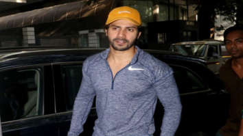 Varun Dhawan spotted at the gym in Bandra