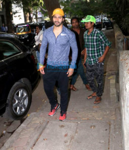 Varun Dhawan spotted at the gym in Bandra