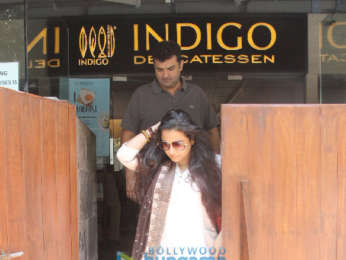 Vidya Balan snapped at Indigo