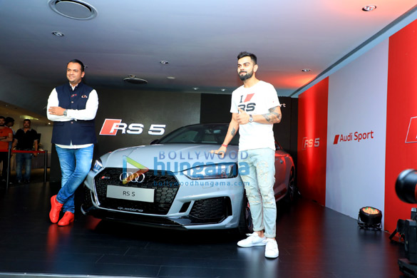 Virat Kohli snapped launching the second generation of the Audi RS5 Coupe