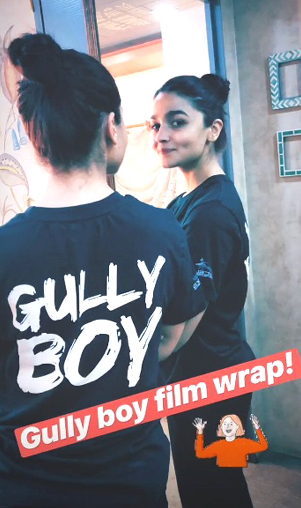 WATCH: Alia Bhatt wraps up Gully Boy with an emotional post