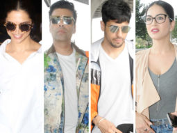 Weekly Airport Style: Deepika Padukone, Karan Johar, Sidharth Malhotra, Sunny Leone and Aditi Rao Hydari slay in classics with a twist!