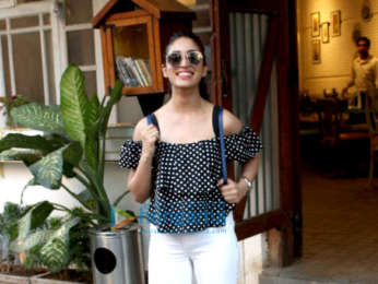 Yami gautam and Soundarya Sharma spotted at The Fable Cafe in Juhu