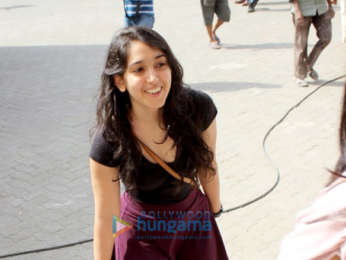 Aamir Khan's ex wife Reena Dutta snapped with her daughter Ira at a studio in Mumbai