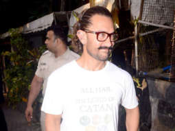 Aamir Khan snapped at a spa in Bandra