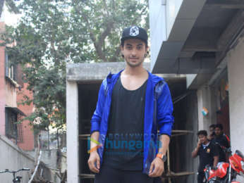 Aayush Sharma spotted in Bandra