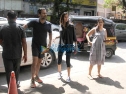 Abhishek Kapoor snapped with his wife in Bandra
