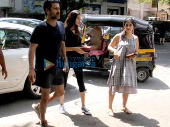 Abhishek Kapoor snapped with wife in Bandra