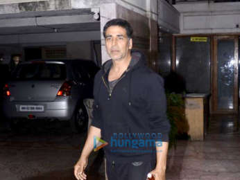 Akshay Kumar and Twinkle Khanna snapped at Ritesh Sidhwani's office