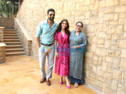 Alia Bhatt and Vicky Kaushal snapped at a media meet promoting their film Raazi