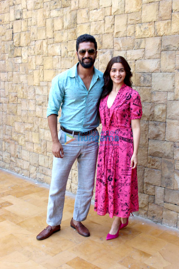 alia bhatt and vicky kaushal snapped at a media meet promoting their film raazi 4