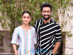 Alia Bhatt and Vicky Kaushal snapped during Raazi promotions
