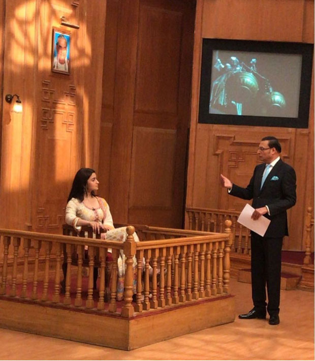 Alia Bhatt shoots for Rajat Sharma's Aap Ki Adalat