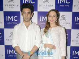 Amit Sadh and Iulia Vantur snapped at the panel discussion of IMC Ladies Wing Utsahati